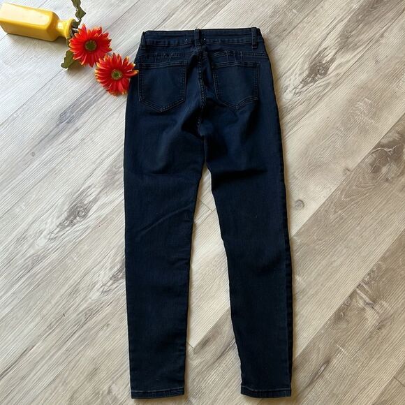 Between Us Dark Stretch Skinny Jean Leggings Jeggings Size 7 - Picture 4 of 7
